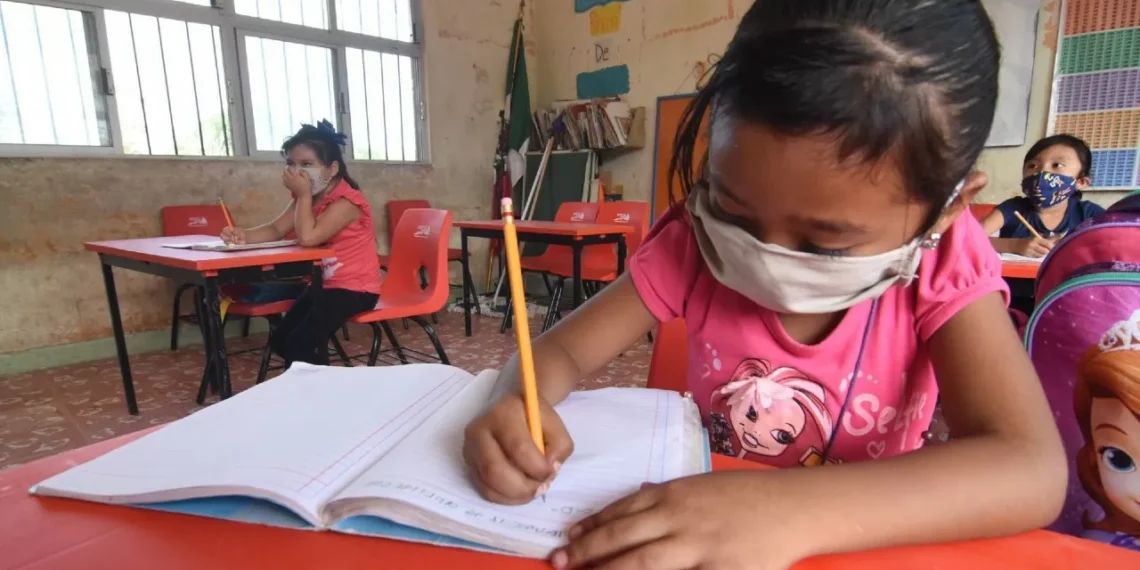SEDU descarta uso maquinal de cubrebocas en las escuelas, pese a casos de sarampión