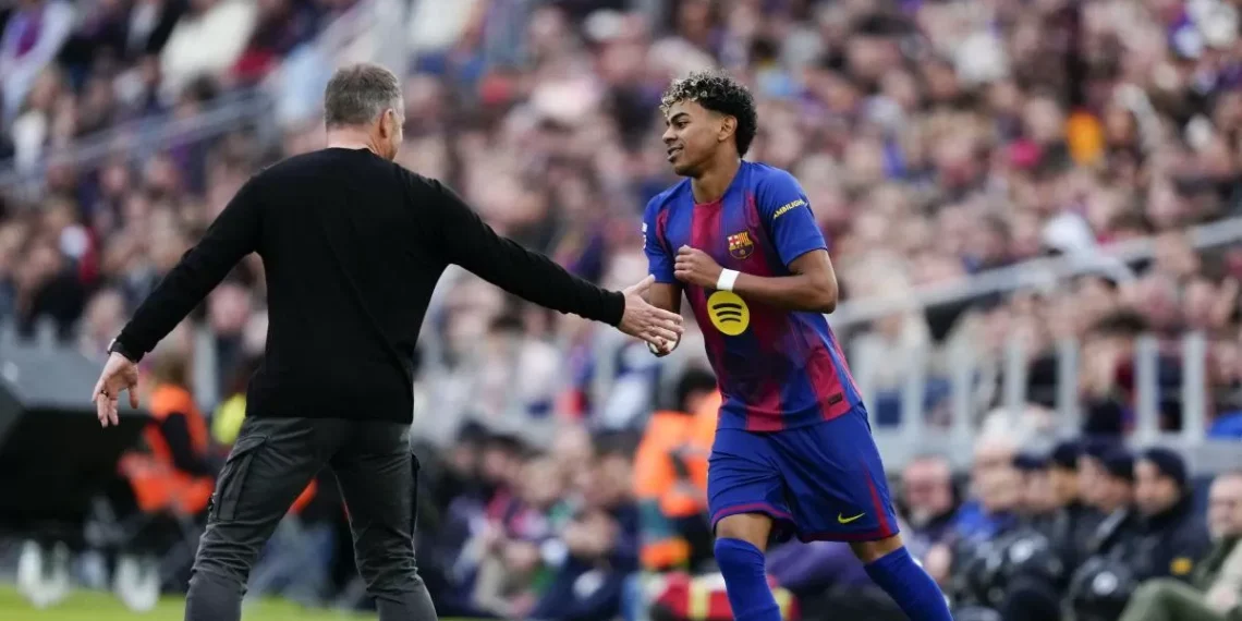 Hansi Flick: “Lo que ha movimiento Lamine es excepcional, a este nivel lo necesitamos el martes”