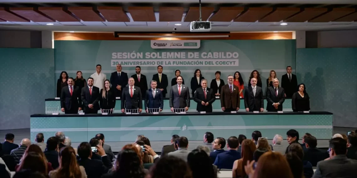 Con Sesión Solemne conmemoraron el 30 aniversario del COECyT en Saltillo